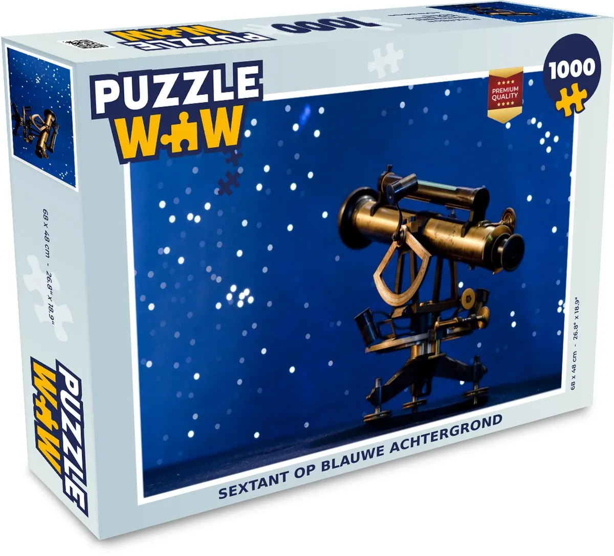 PuzzleWow Sextant Legpuzzel 1000 Stuks - Multicolor