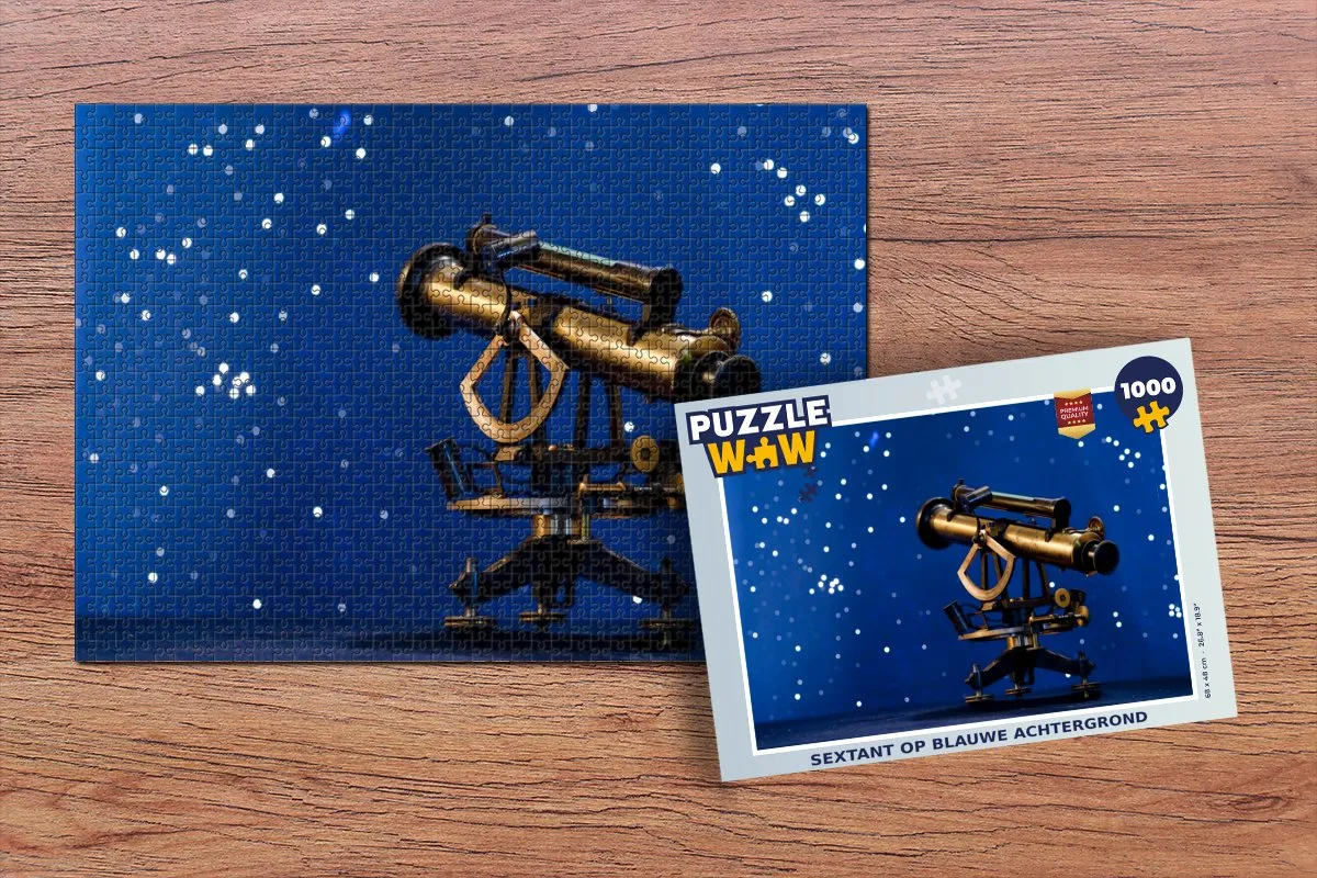 PuzzleWow Sextant Legpuzzel 1000 Stuks - Multicolor