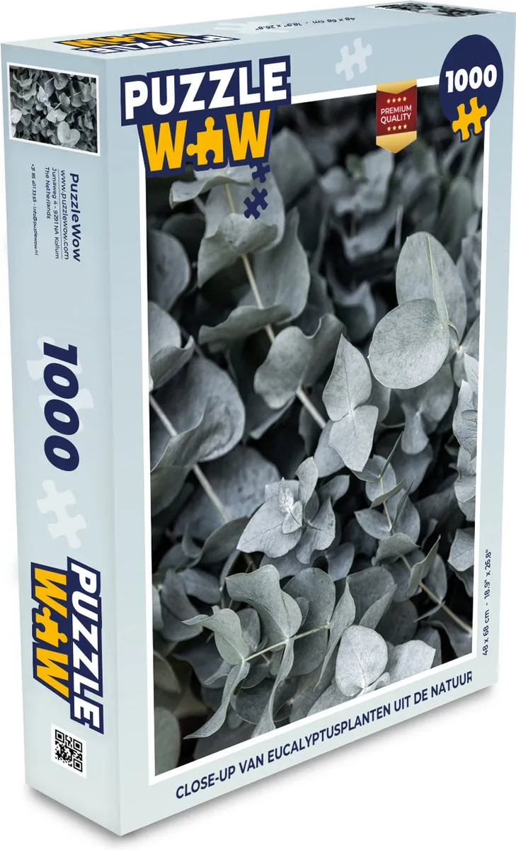 PuzzleWow Natuur Planten Eucalyptus Legpuzzel 1000 Stuks - Multicolor