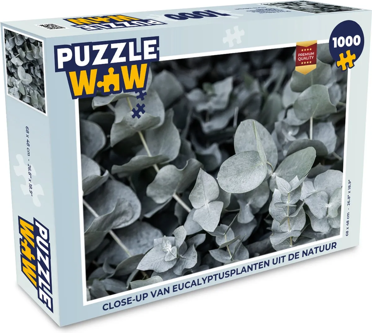 PuzzleWow Natuur Planten Eucalyptus Legpuzzel 1000 Stuks - Multicolor