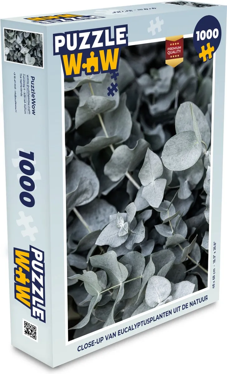 PuzzleWow Natuur Planten Eucalyptus Legpuzzel 1000 Stuks - Multicolor