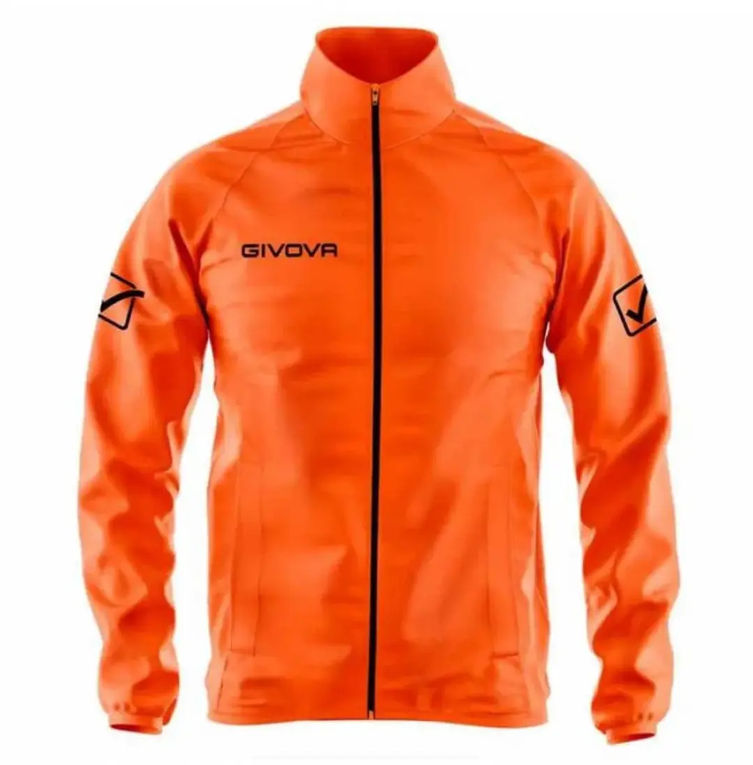 Givova Rain Basico Jas Fluor Orange 10-12 jaar - afbeelding 2 van 4
