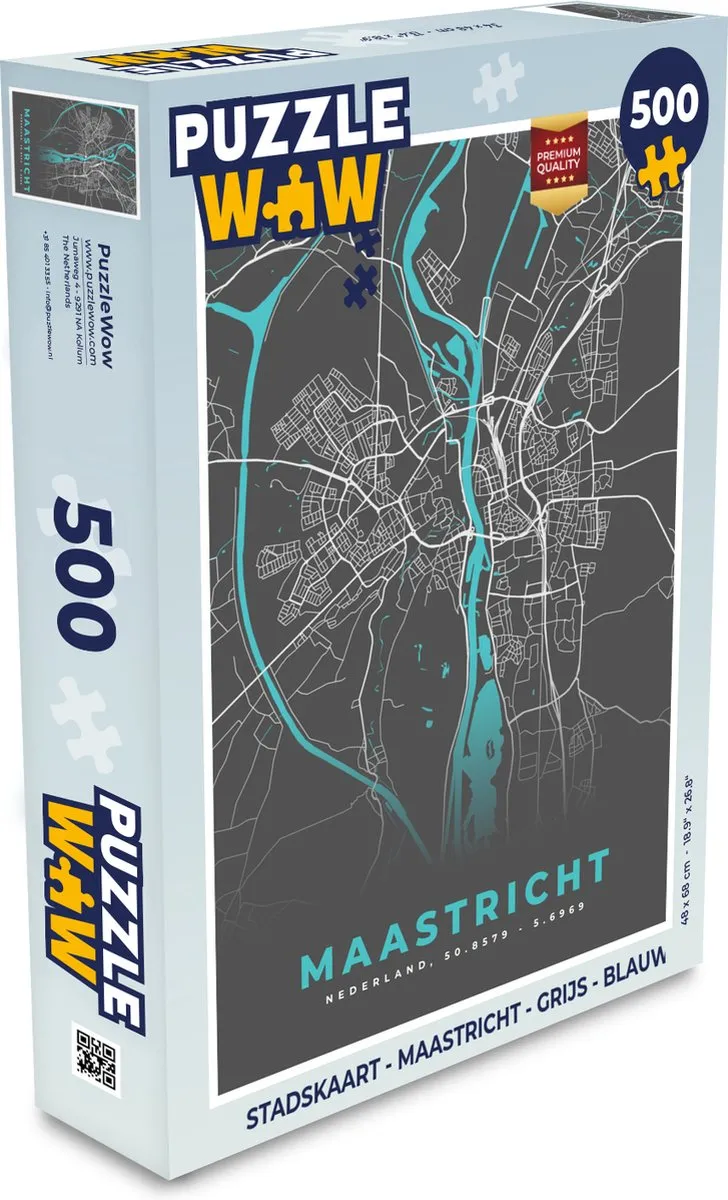 PuzzleWow Maastricht Legpuzzel 500 Stuks