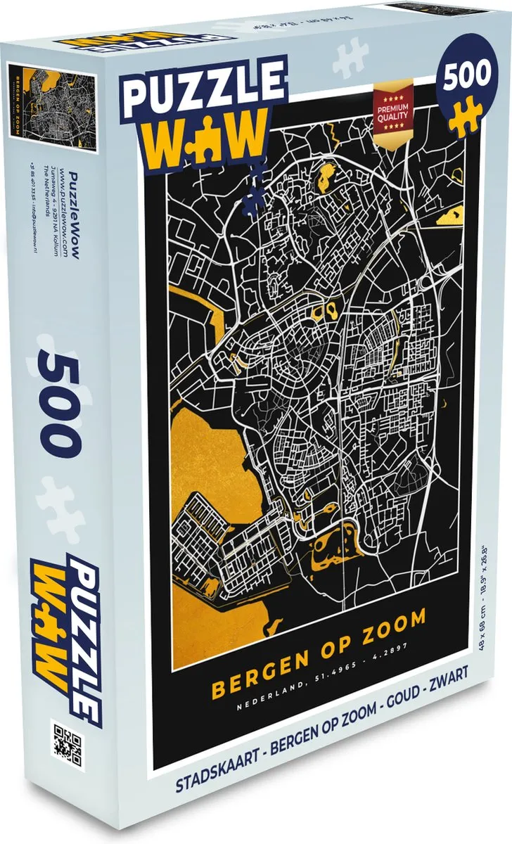 PuzzleWow Bergen op Zoom Legpuzzel 500 Stuks