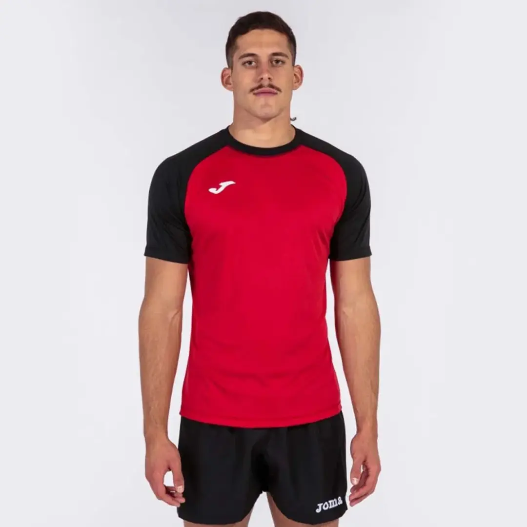 Joma Teamwork T-shirt 4-6 jaar - Rood/Zwart - afbeelding 3 van 4