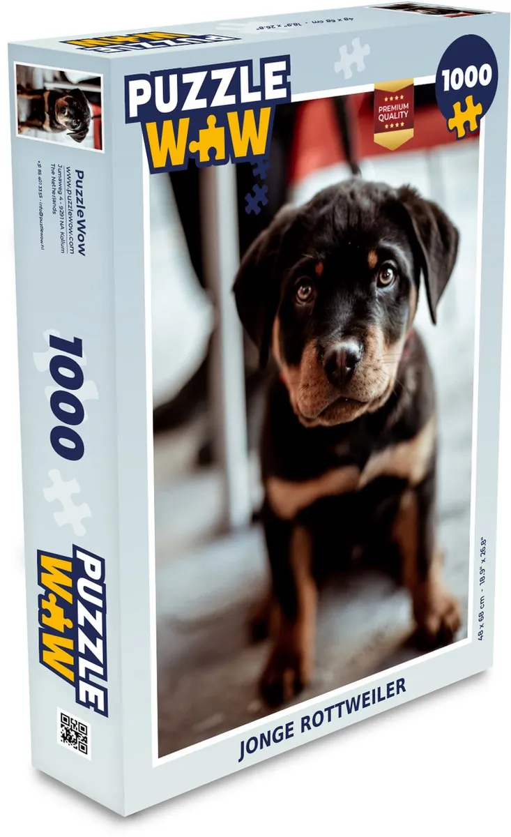 PuzzleWow Hond Camera Legpuzzel 1000 Stuks