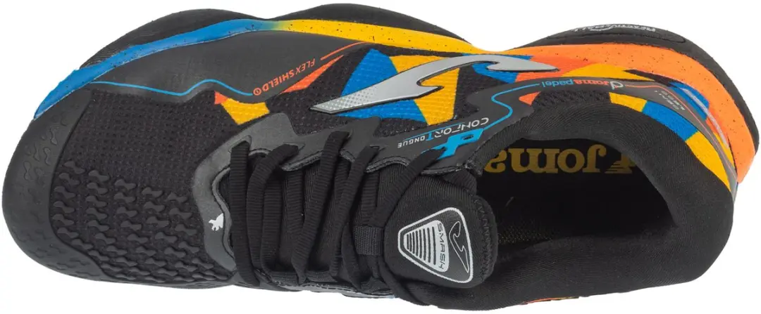 Joma Smash Men 25 TSMAW Tennisschoenen - 41 - Zwart - afbeelding 3 van 5