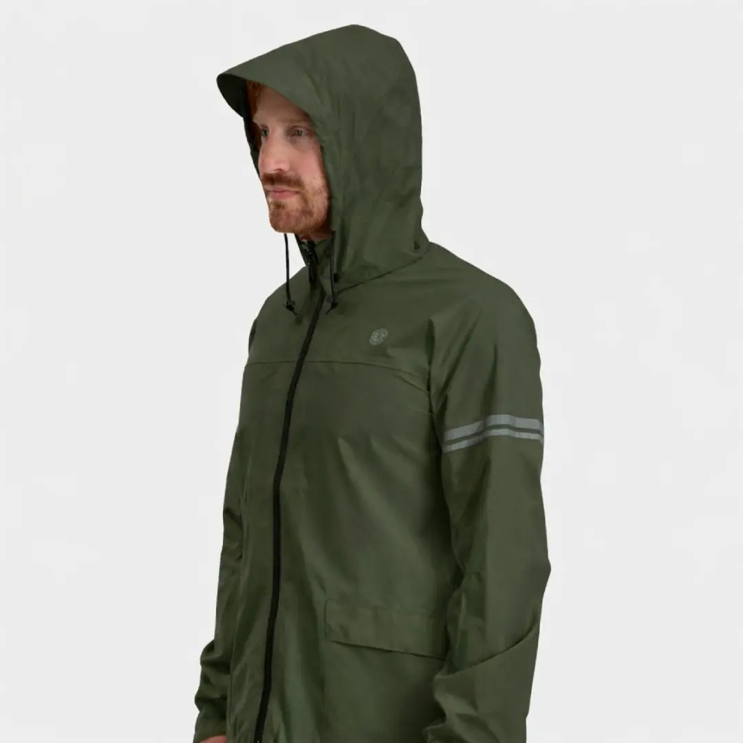 AGU Original Regenpak Uniseks - Jas & Broek 5.000mm - Army Green - XL - afbeelding 6 van 6