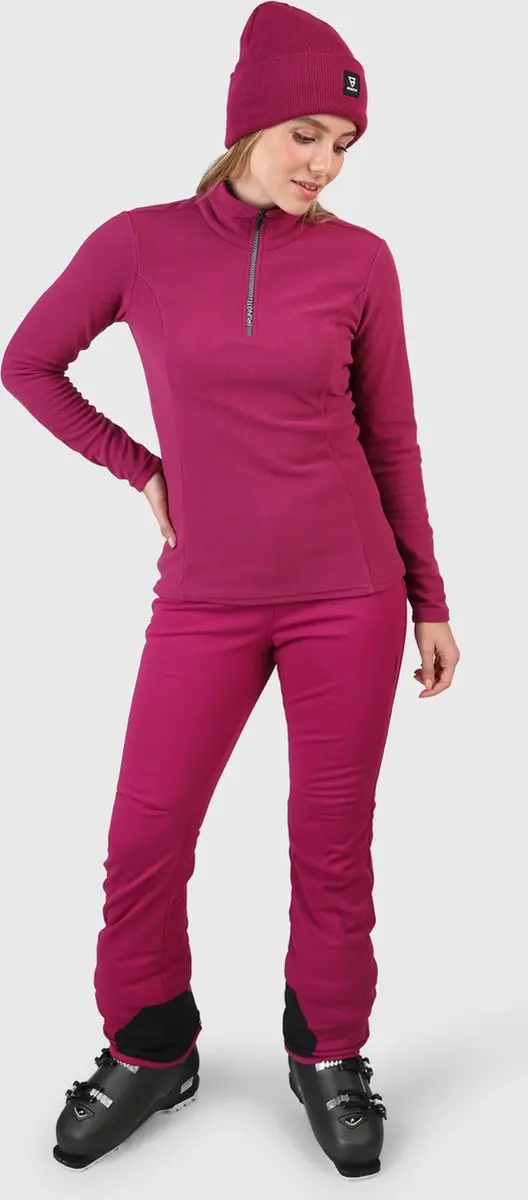 Brunotti Coldlake Dames Softshell Skibroek - Roze S - afbeelding 2 van 6