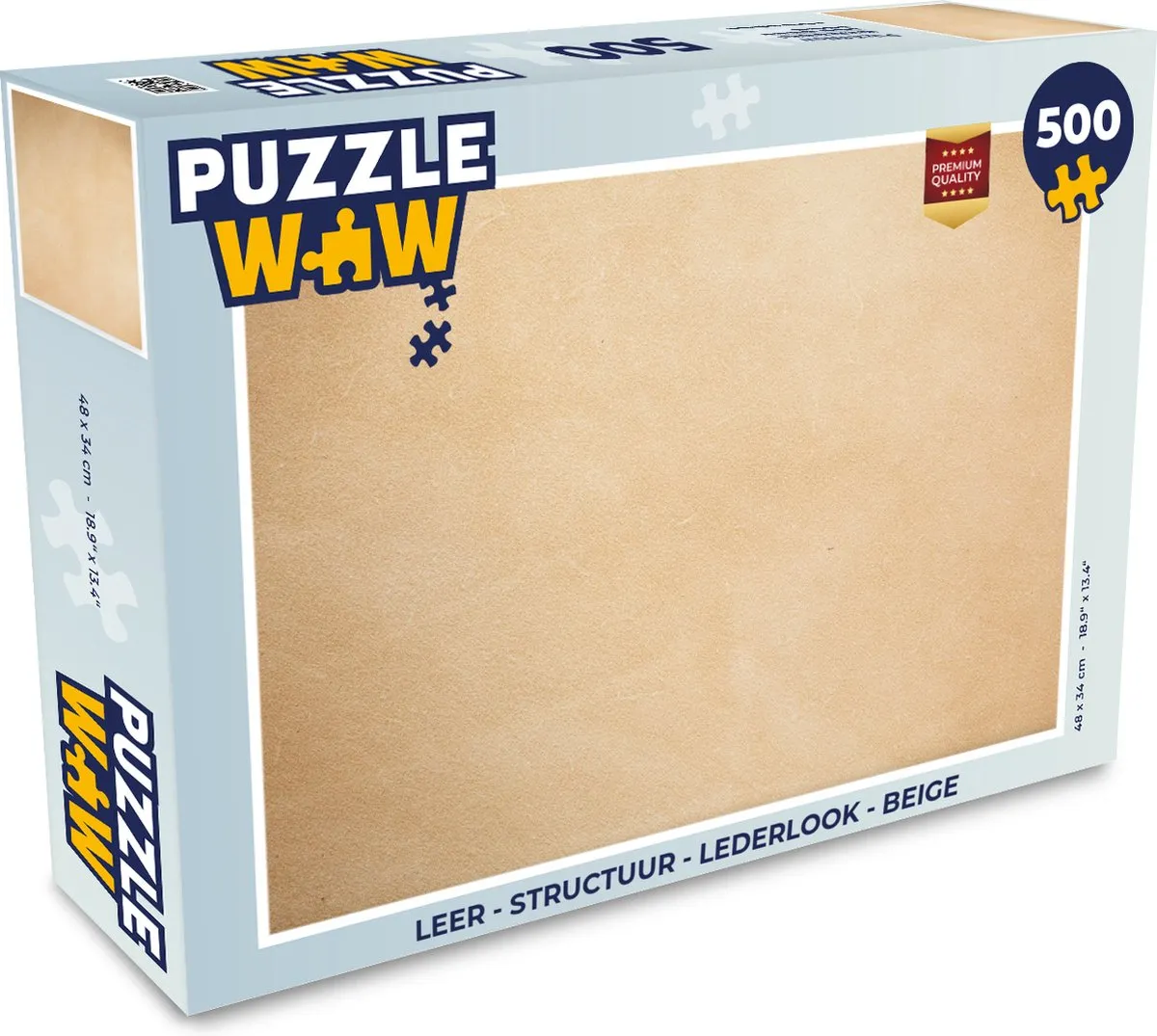 PuzzleWow Leerpuzzel 500 Stuks - Multicolor