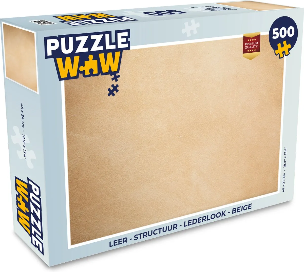 PuzzleWow Leerpuzzel 500 Stuks - Multicolor