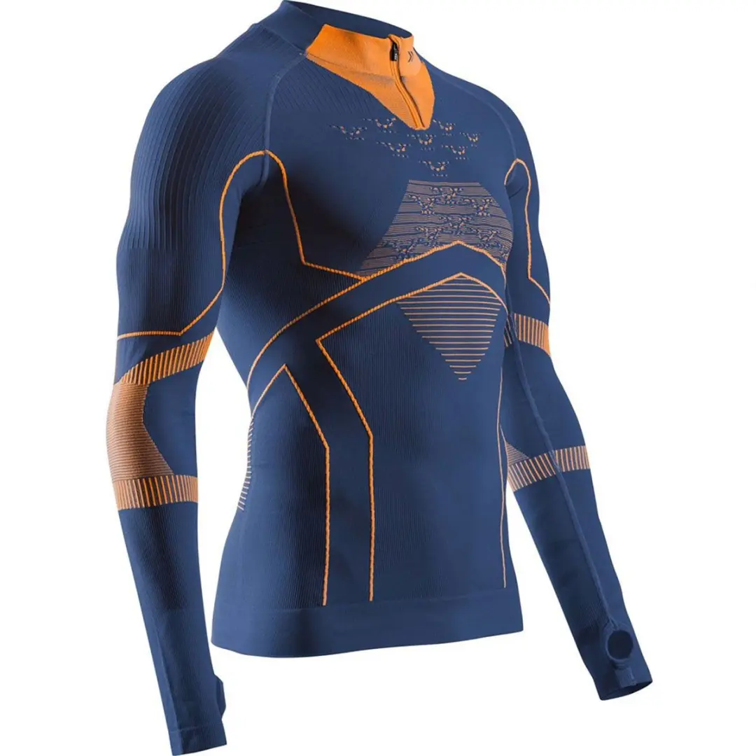 X-bionic Energy Accumulator Light Lange Mouwen Basislaag Blauw M Man