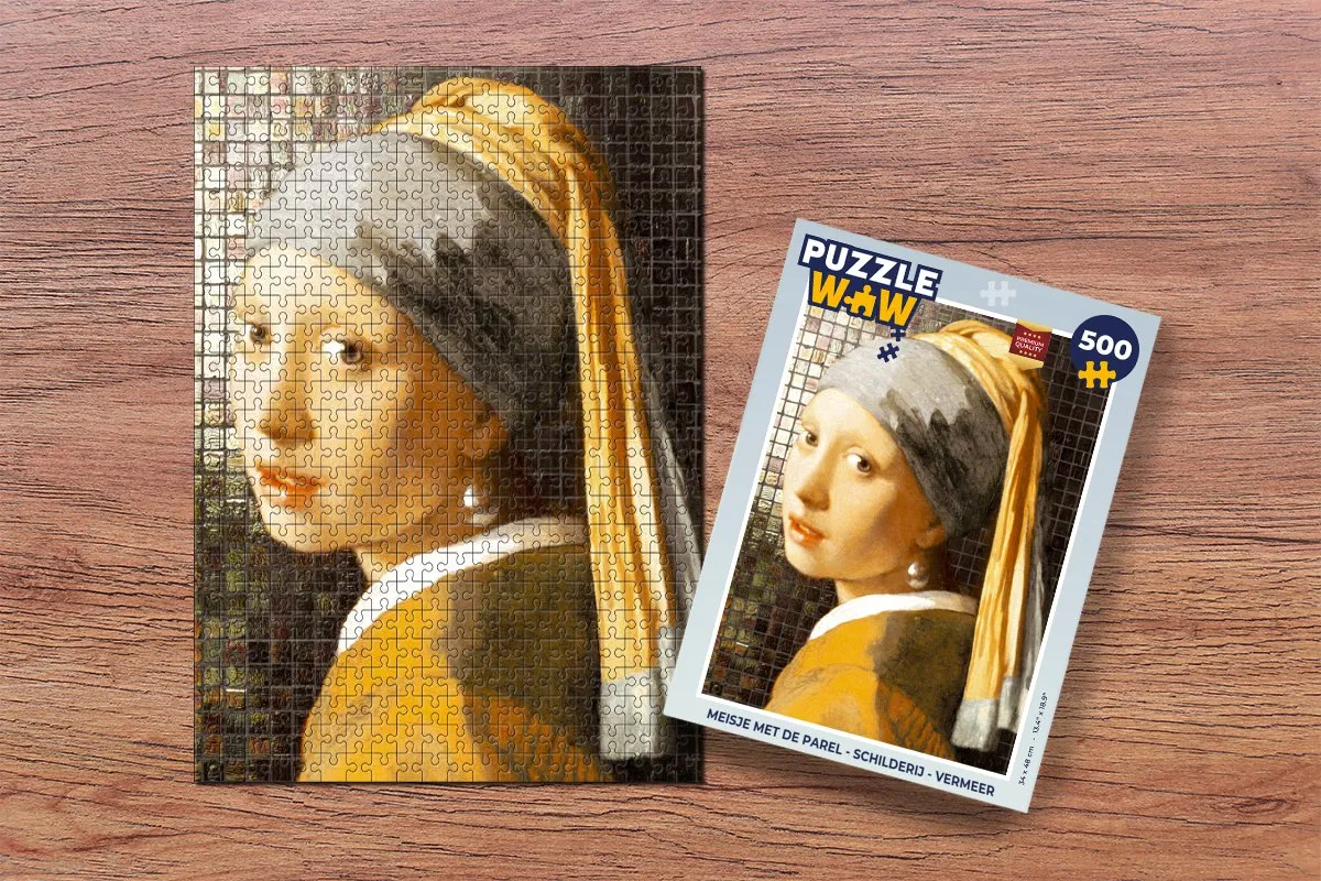 PuzzleWow Vermeer Legpuzzel 500 Stuks - Multicolor