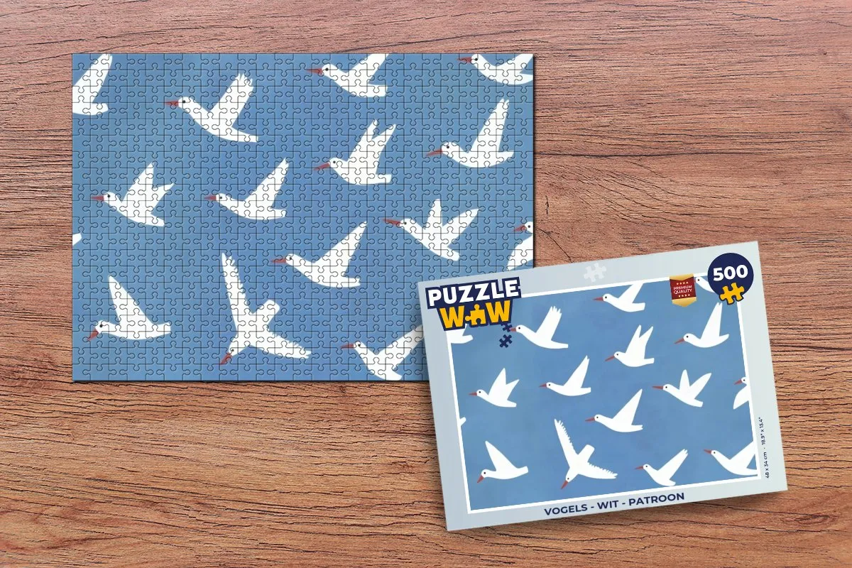 PuzzleWow Vogels Patroon Legpuzzel 500 Stuks - MPN 8721375322932