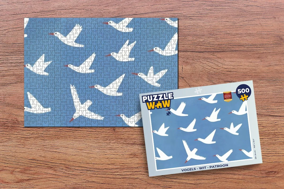 PuzzleWow Vogels Patroon Legpuzzel 500 Stuks - MPN 8721375322932
