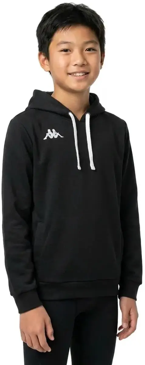 Kappa Bali Hoodie Zwart 10 Years Jongen