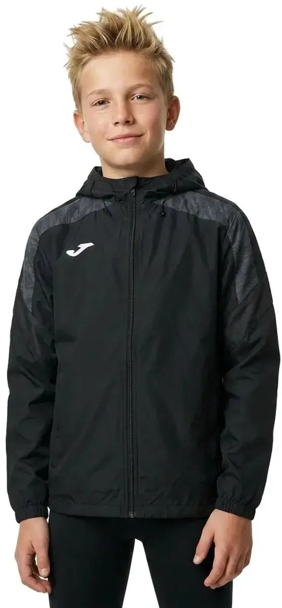 Joma Champions VIII WR Regenjas - 11-12 jaar Zwart
