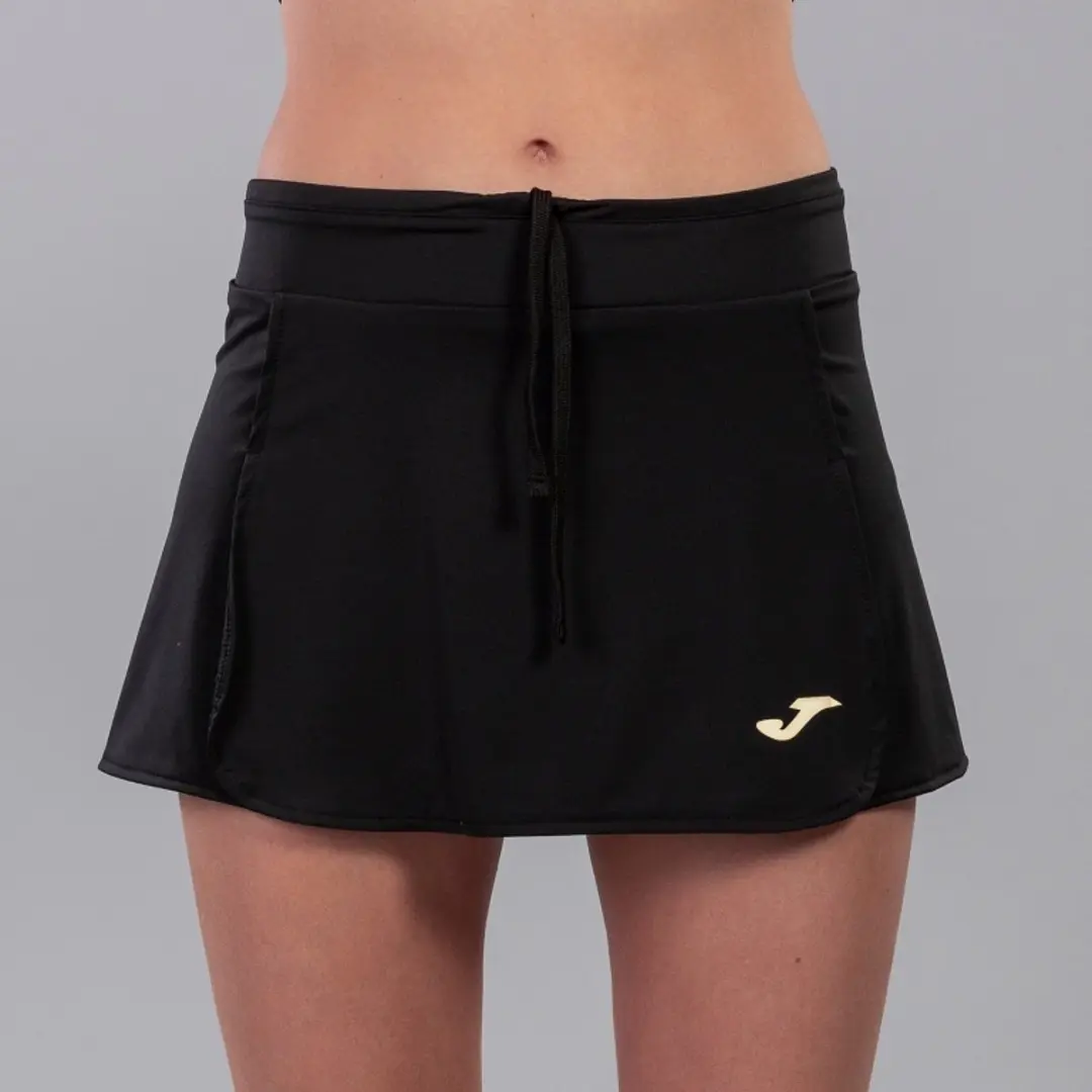 Joma Combi Open II Tennisrok Dames - Zwart | Maat: L