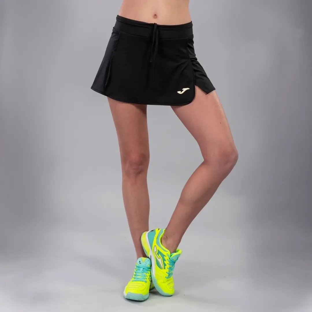 Joma Combi Open II Tennisrok Dames - Zwart | Maat: L