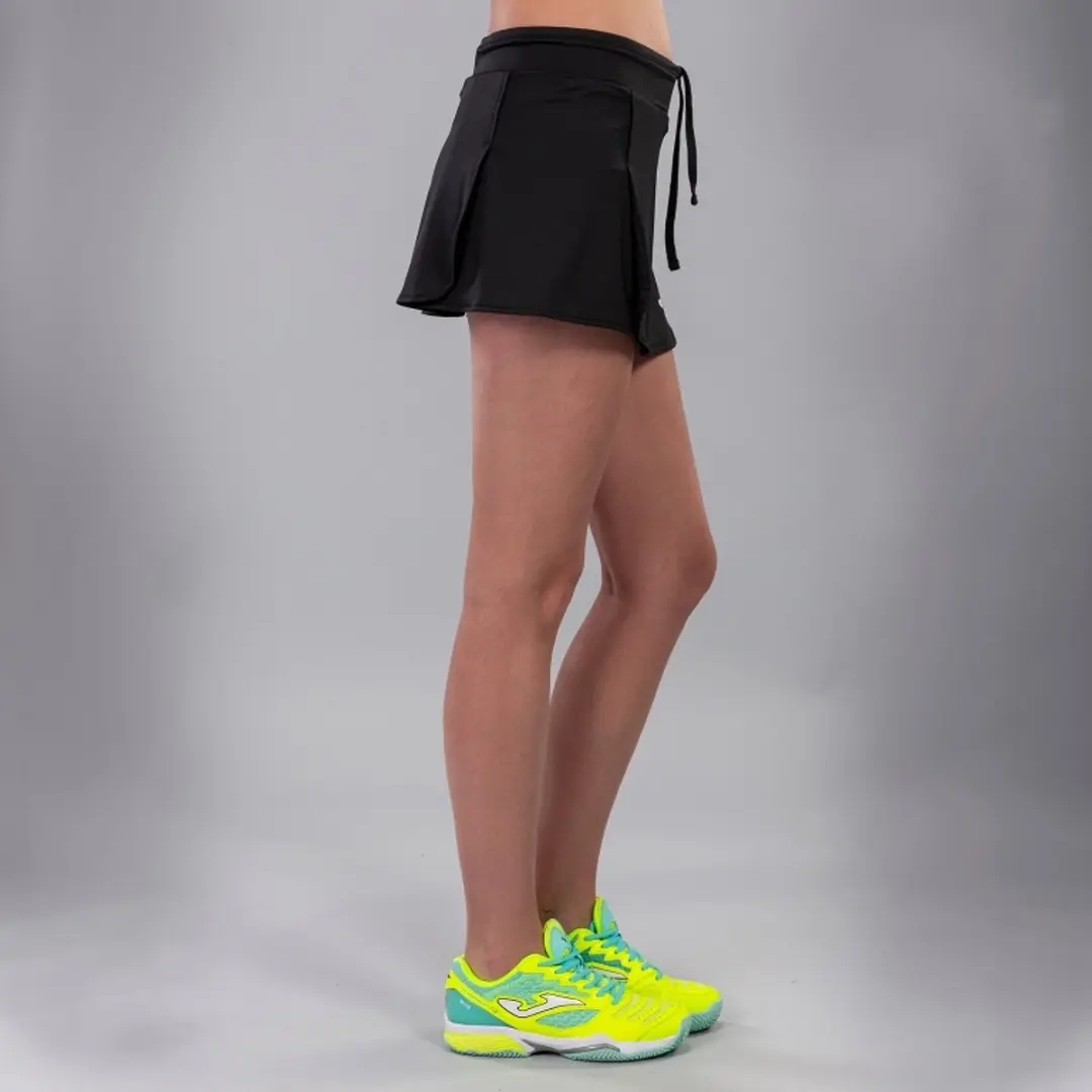 Joma Combi Open II Tennisrok Dames - Zwart | Maat: L