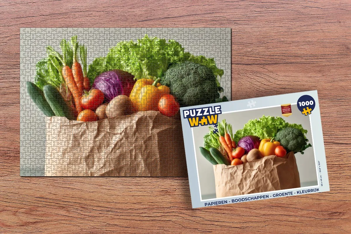 PuzzleWow Groente Legpuzzel 1000 Stuks - MPN 8721374593227