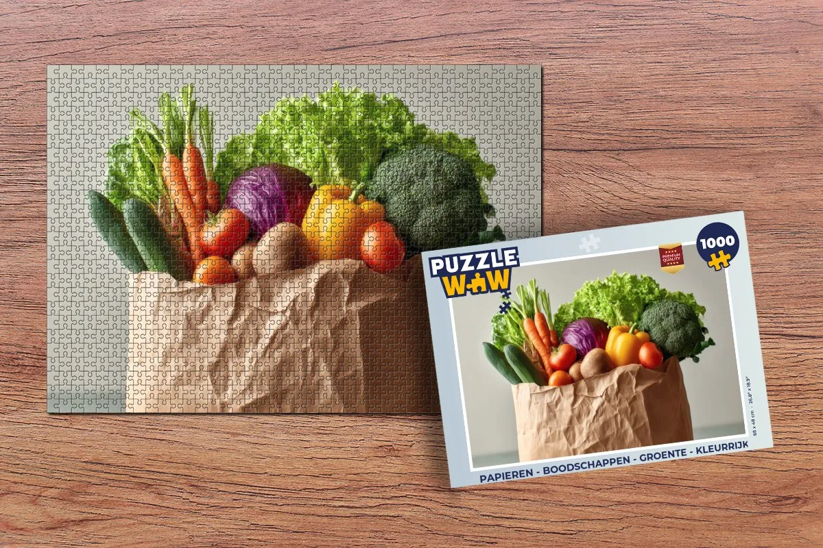 PuzzleWow Groente Legpuzzel 1000 Stuks - MPN 8721374593227