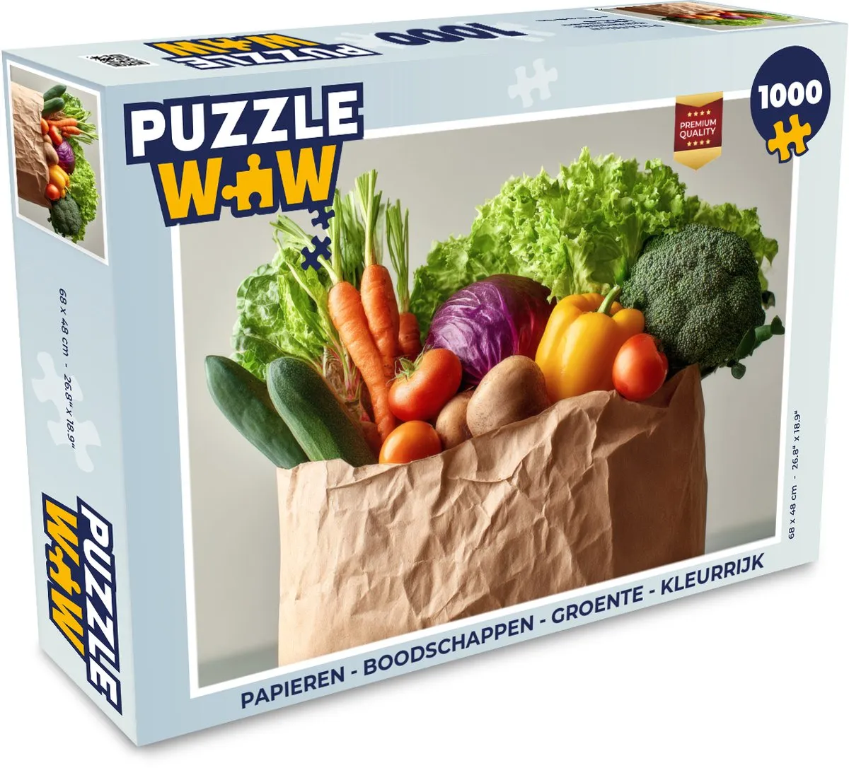 PuzzleWow Groente Legpuzzel 1000 Stuks