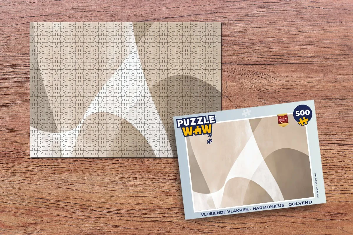 PuzzleWow Legpuzzel 500 Stuks - Harmonieus Golvend - MPN 8721414235179