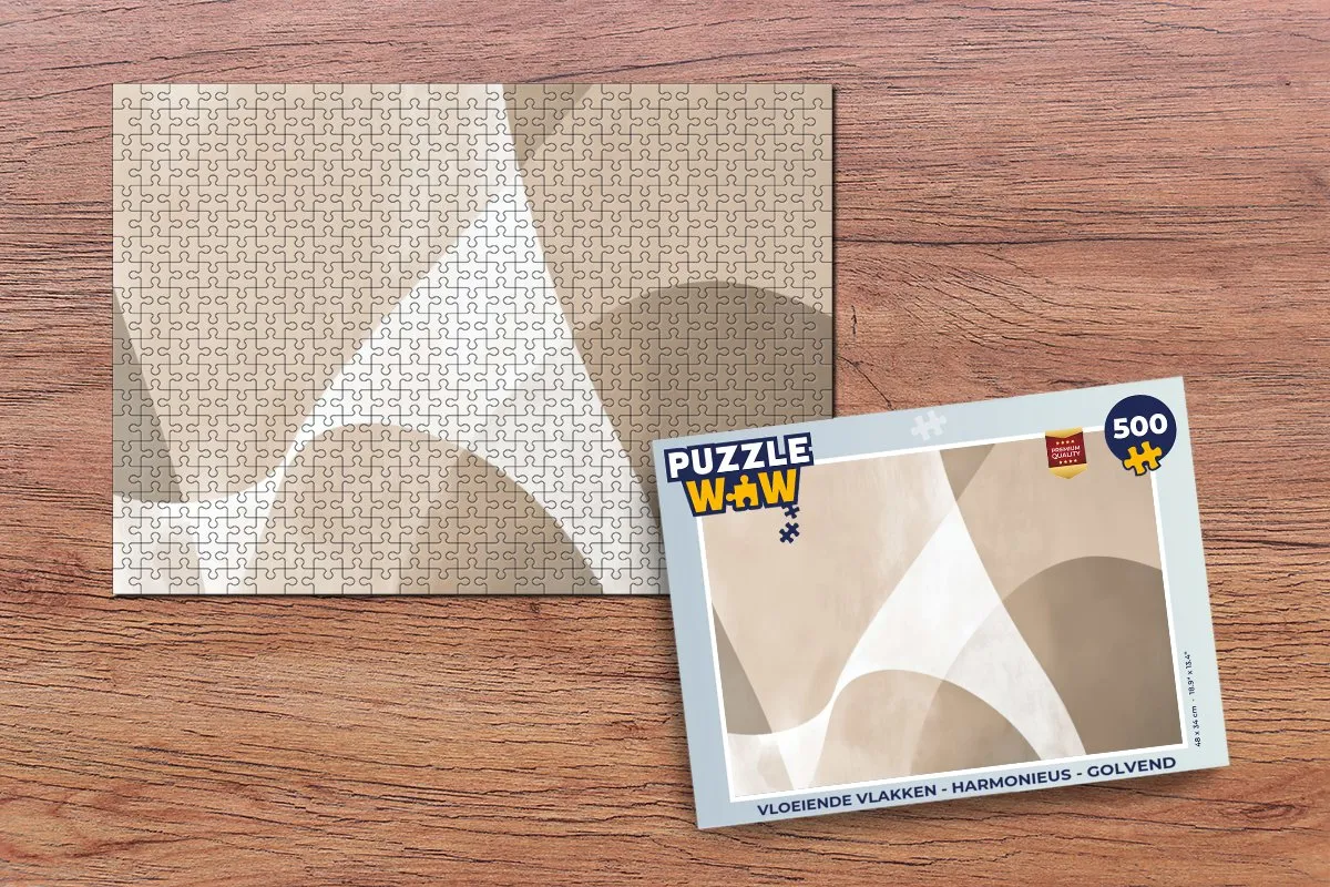 PuzzleWow Legpuzzel 500 Stuks - Harmonieus Golvend - MPN 8721414235179