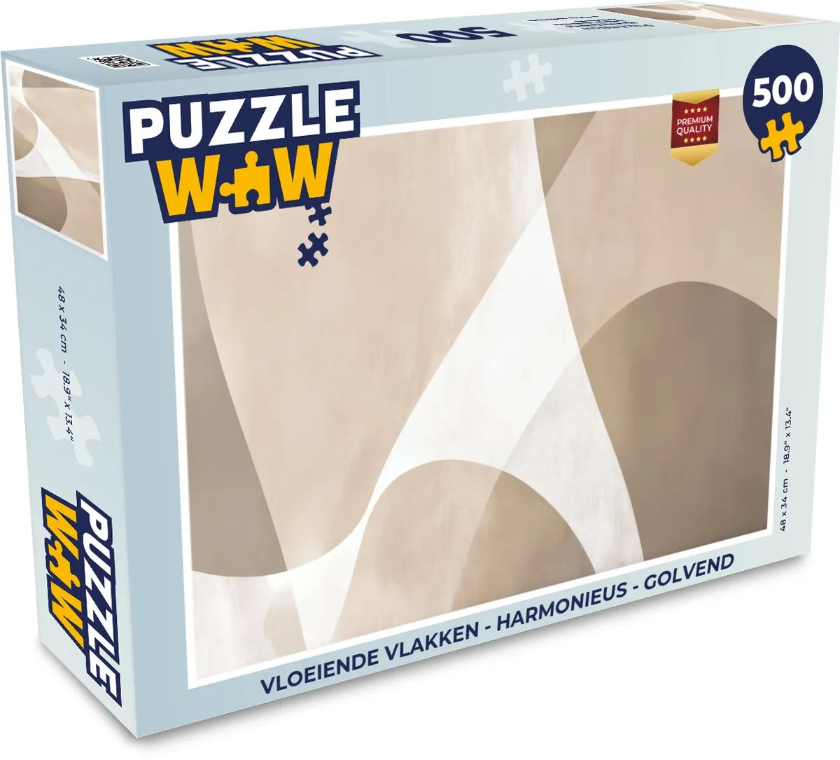 PuzzleWow Legpuzzel 500 Stuks - Harmonieus Golvend - MPN 8721414235179