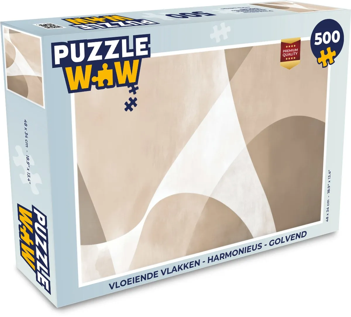 PuzzleWow Legpuzzel 500 Stuks - Harmonieus Golvend - MPN 8721414235179