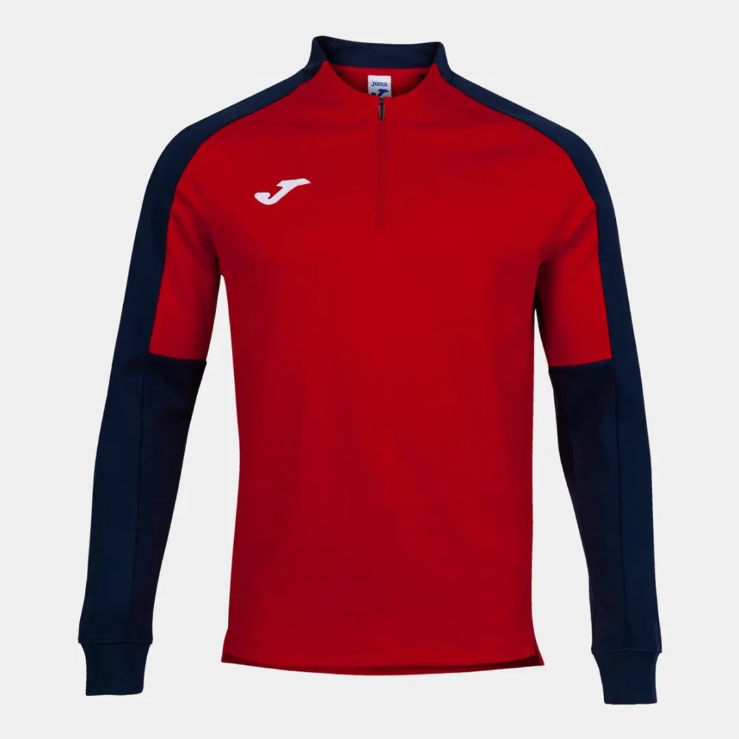 Joma Eco Championship Sweatshirt Met Halve Rits Rood M Man