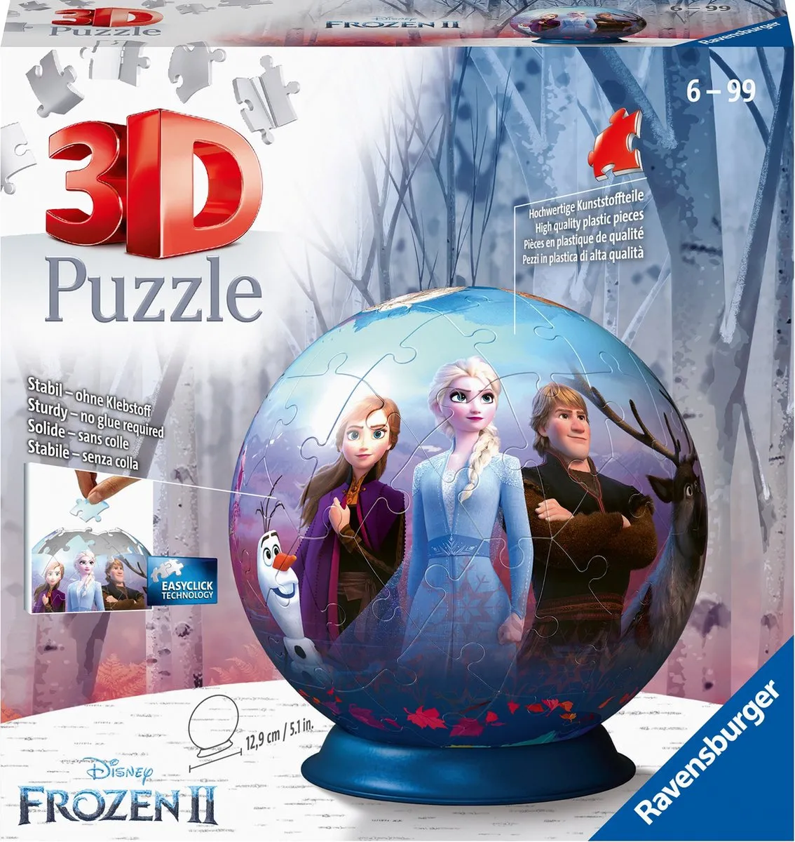 Ravensburger Disney Frozen 2 Puzzleball 72 Stuks