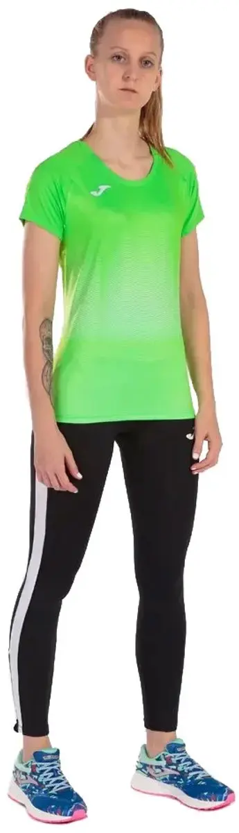 Joma Elite Vii T-shirt Met Korte Mouwen Groen XL Vrouw