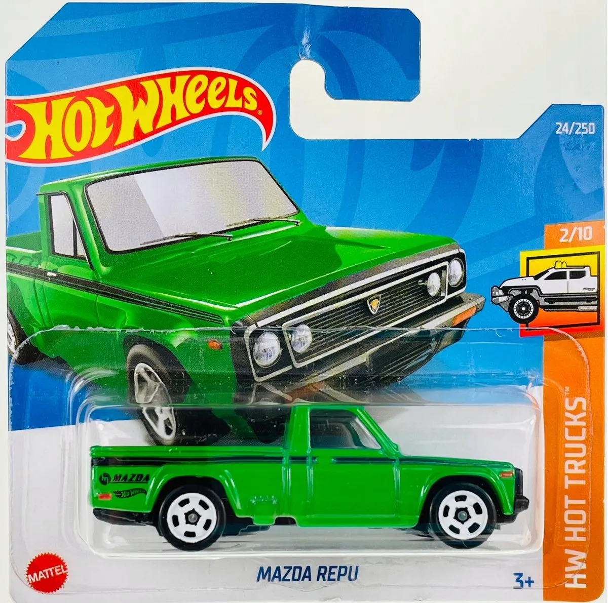 Hot Wheels Mazda Repu HCW82 - 1:64 - Groen - afbeelding 2 van 3