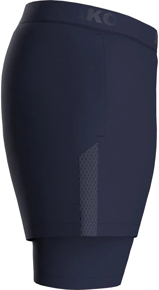 JAKO Power 2-in-1 Short Heren XXL - Marine - afbeelding 6 van 6