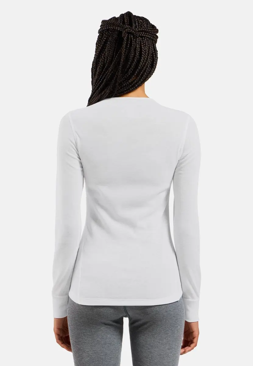 ODLO Active Warm Thermoshirt Dames - Wit - S - afbeelding 6 van 6