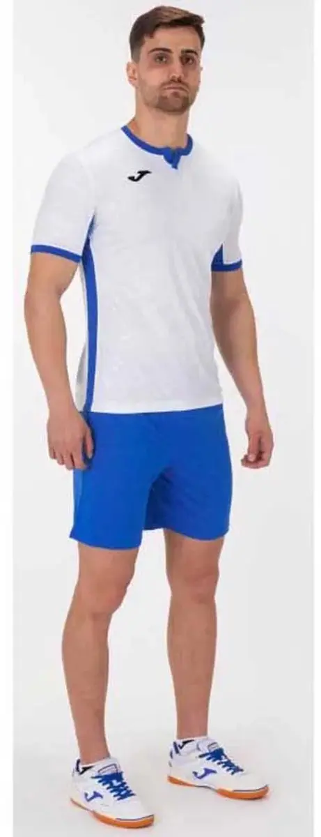 Joma Toletum II T-shirt 116/122 - Wit/Blauw - afbeelding 3 van 4