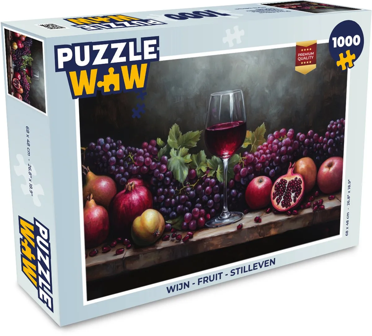 PuzzleWow Fruit Stilleven Legpuzzel 1000 Stuks - MPN 8721169383576