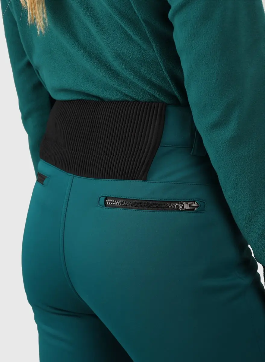 Brunotti Coldlake Dames Softshell Skibroek - Evergreen S - afbeelding 6 van 6