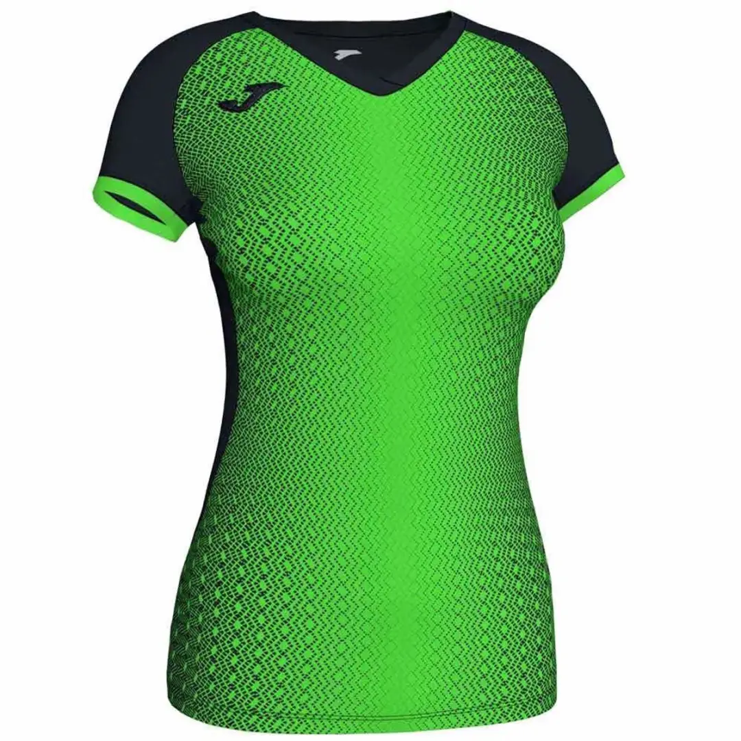 Joma Supernova T-shirt Kort - S - Groen/Zwart - afbeelding 2 van 2