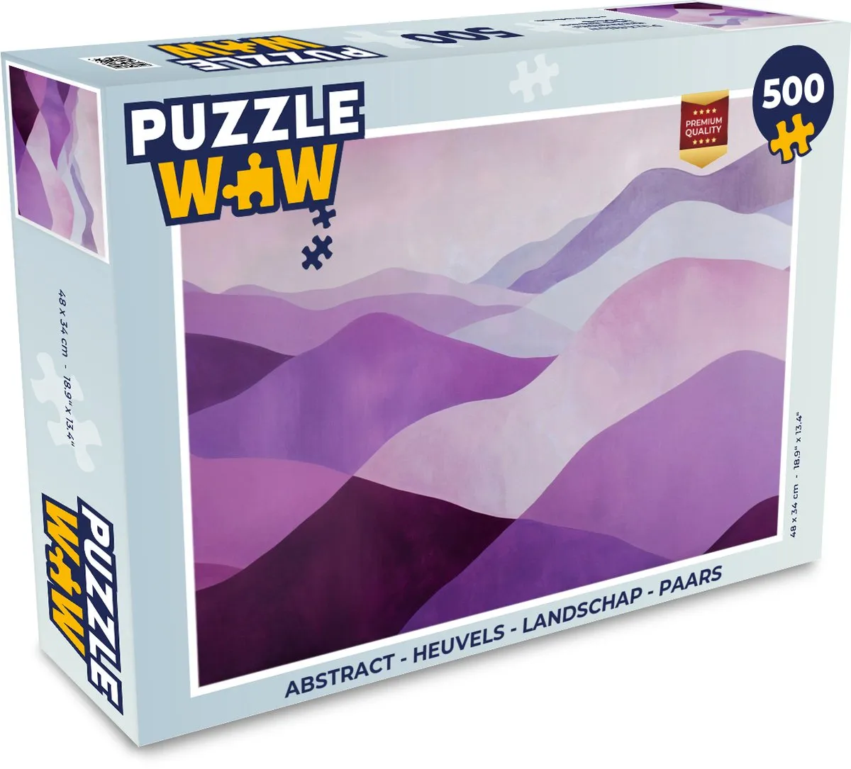 PuzzleWow Abstract Landschap Puzzel 500 Stuks