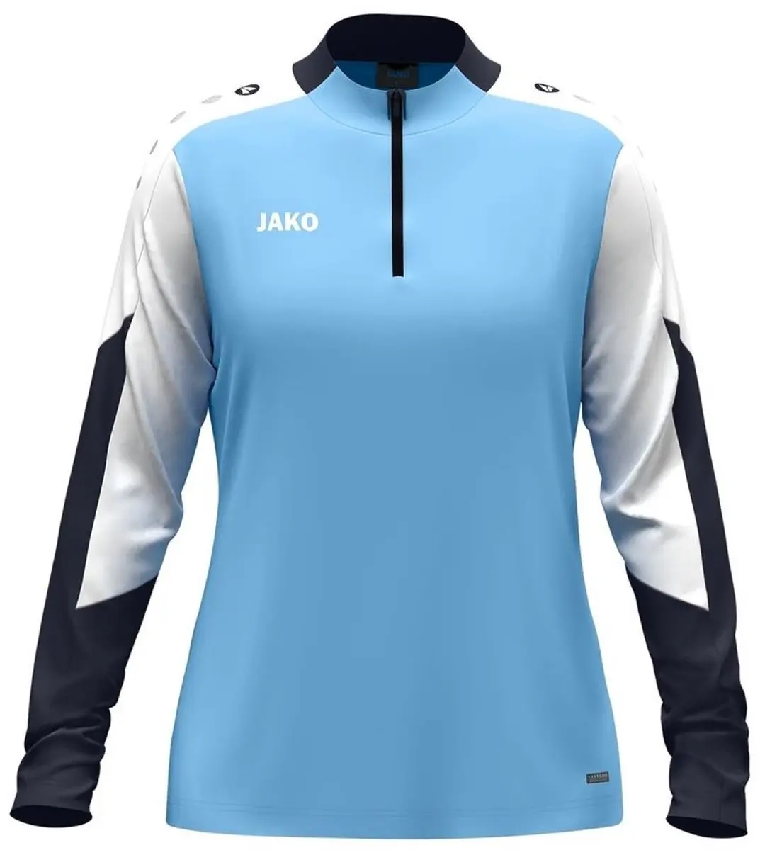 Jako Dynamic Ziptop Dames - L - Hemelsblauw/Wit - afbeelding 6 van 6
