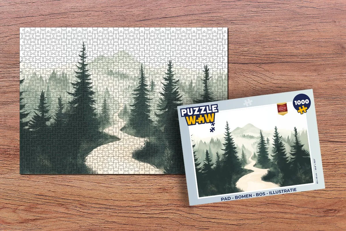 PuzzleWow Puzzel Pad Bomen 1000 Stuks
