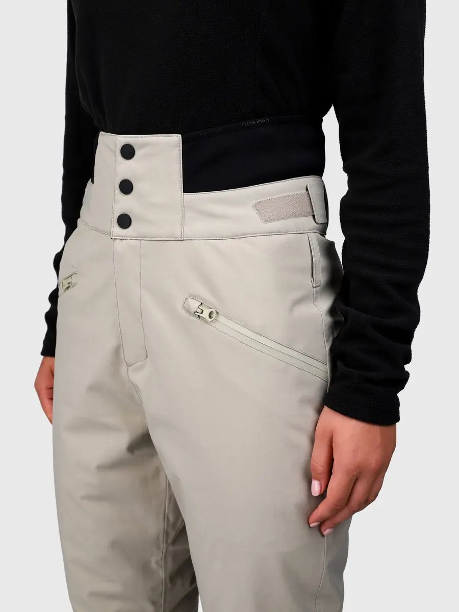 Brunotti Whitewater Dames Sneeuwbroek - XL - Wit - afbeelding 4 van 6