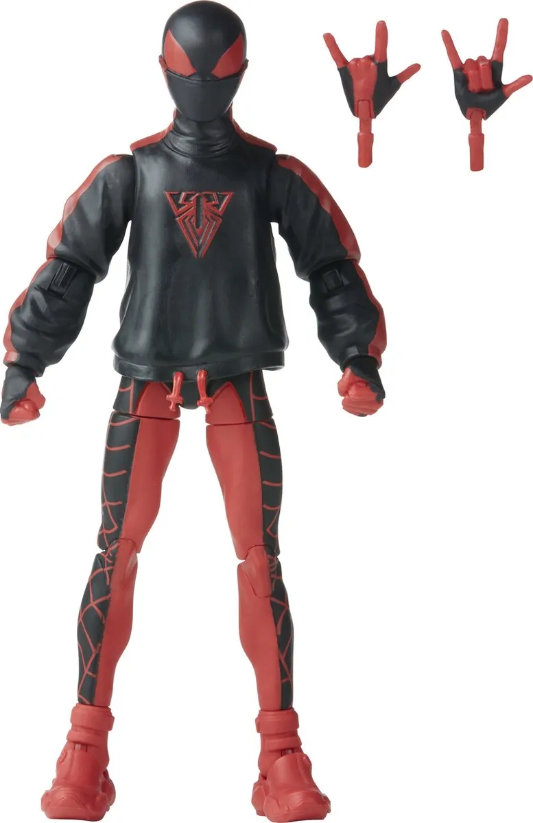 Hasbro SpiderMan Marvel Legends Retro Miles Morales Actiefiguur 15cm