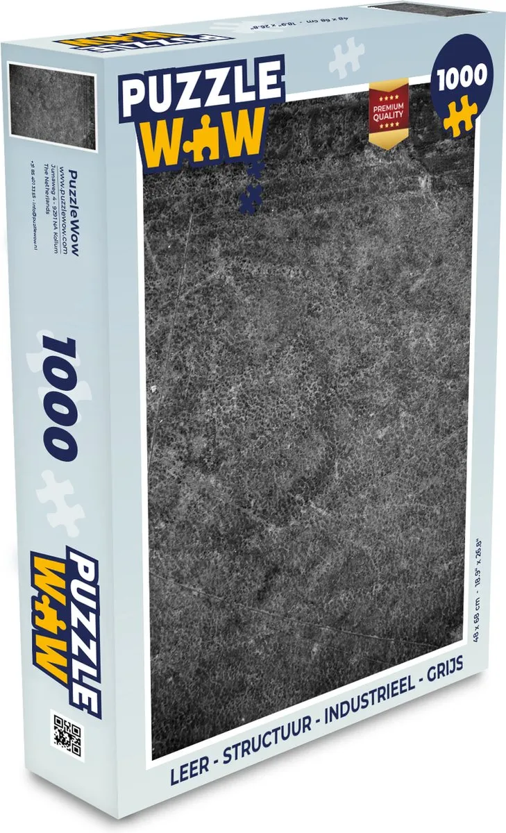 PuzzleWow Industrieel Legpuzzel 1000 Stuks - Multicolor