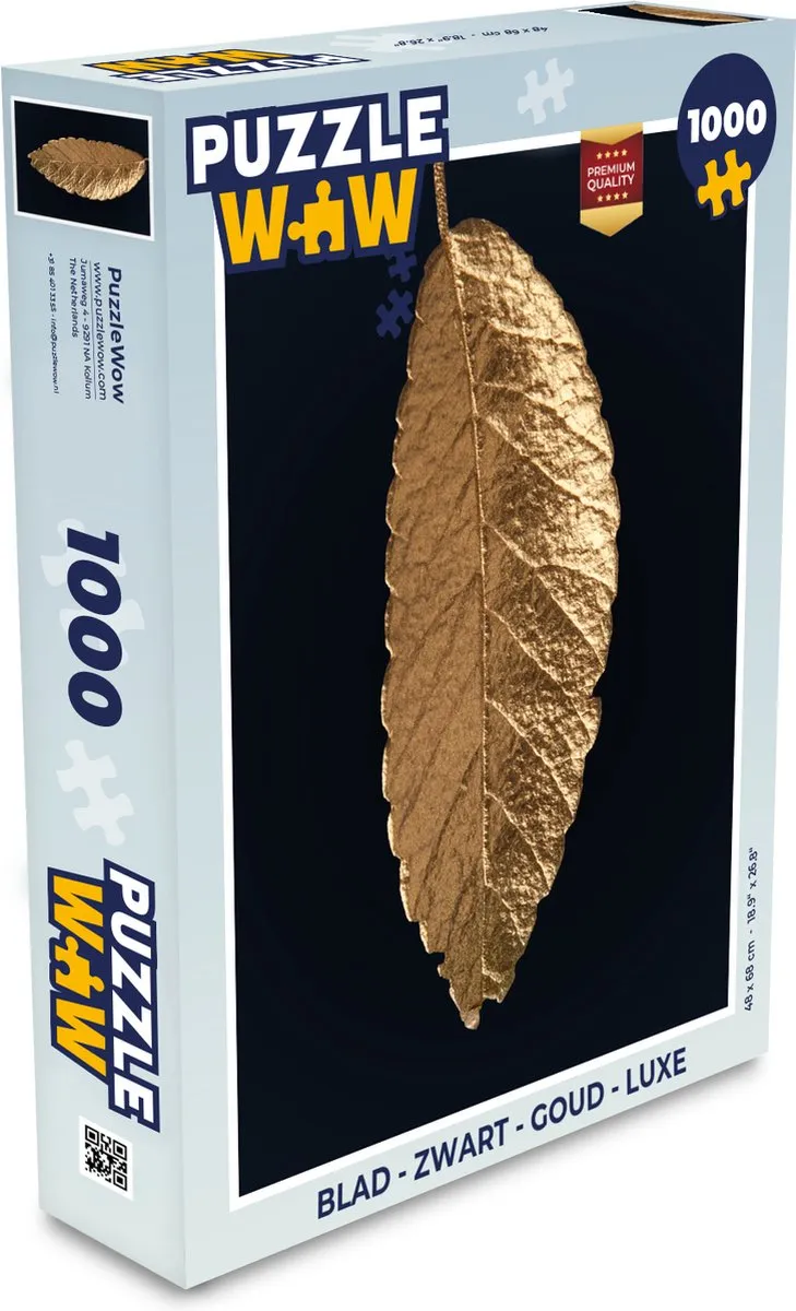 PuzzleWow Legpuzzel 1000 Stuks - Multicolor