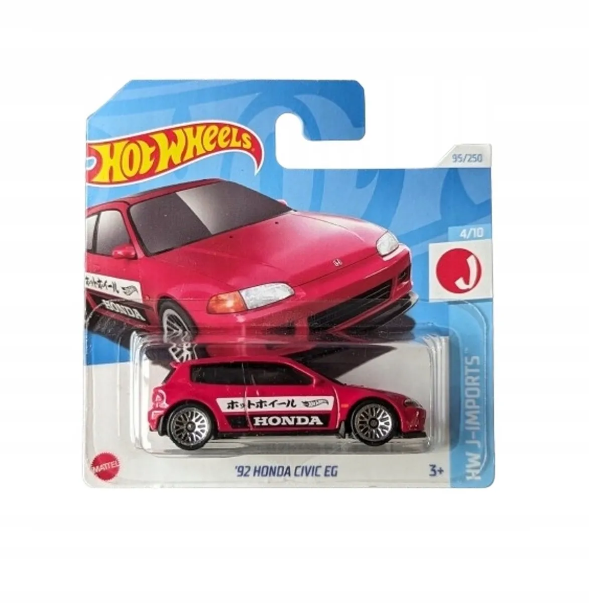 Hot Wheels 2024 Honda Civic EG 1:64 - Rood - afbeelding 4 van 4