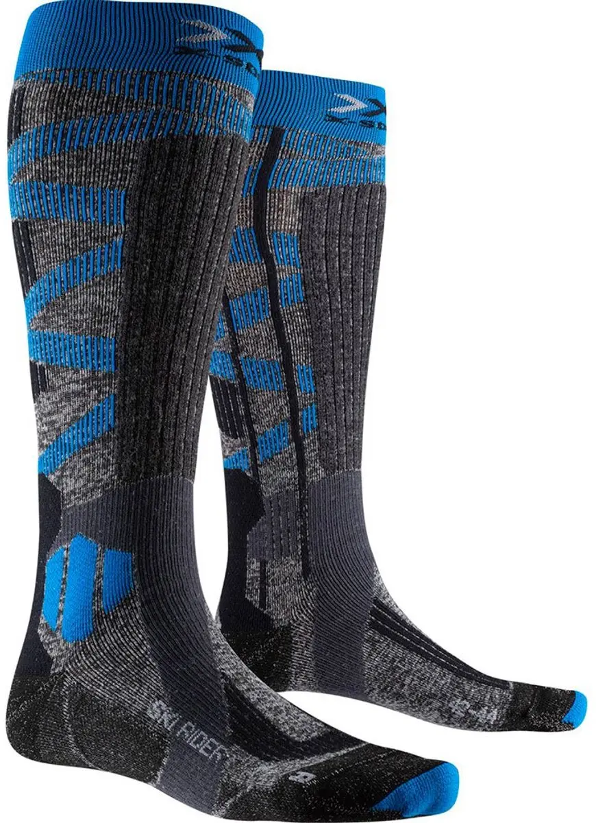 X-socks Rider Silver 4.0 Sokken Blauw,Grijs EU 35-38